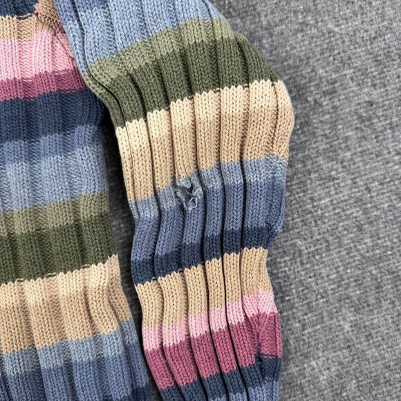 Christopher & Banks Roll Neck Sweater Women's Large Striped Long Sleeve Y2K - Picture 2 of 8